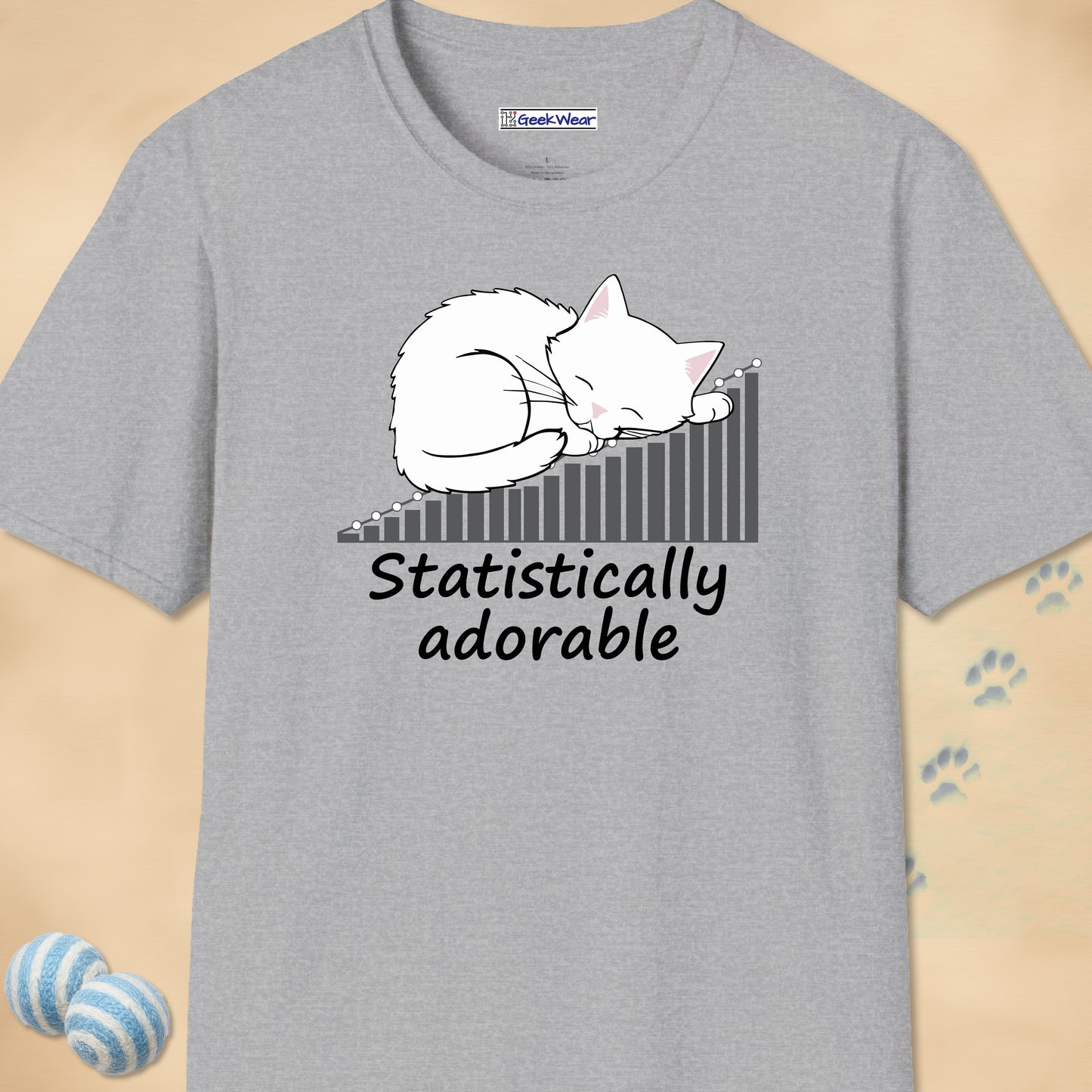 GeekWear Cats Statistically Adorable T-Shirt