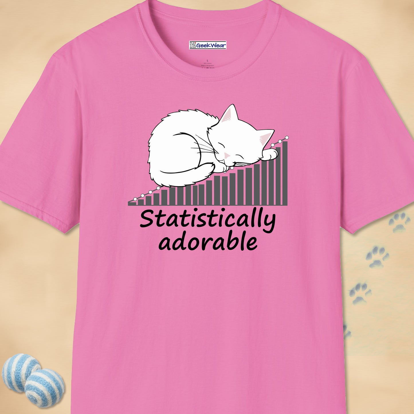 GeekWear Cats Statistically Adorable T-Shirt