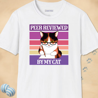 GeekWear Cat Peer Reviewed T-Shirt