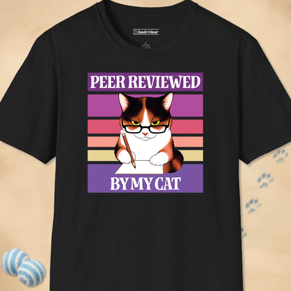 GeekWear Cat Peer Reviewed T-Shirt