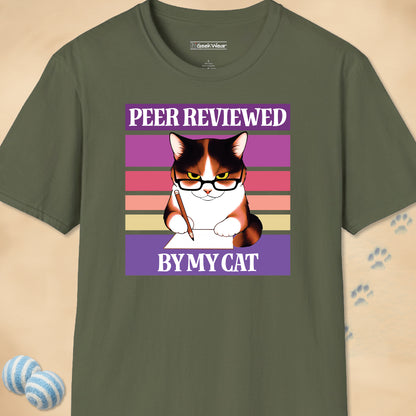 GeekWear Cat Peer Reviewed T-Shirt