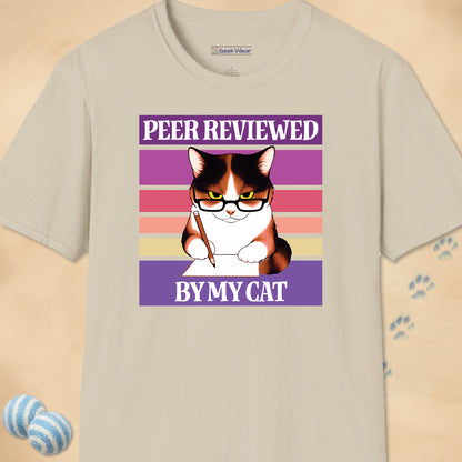 GeekWear Cat Peer Reviewed T-Shirt